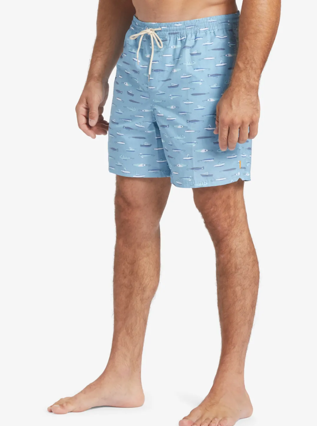 Mens Quiksilver Elastic Waist|Waterman Drag Week 17" Volleys