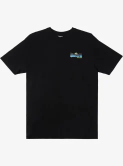 Mens Quiksilver Tees|Waterman Fish Flow Qt-Shirt
