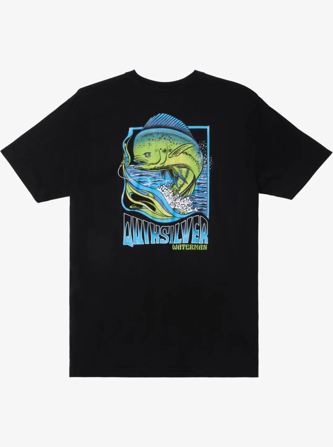Mens Quiksilver Tees|Waterman Fish Flow Qt-Shirt