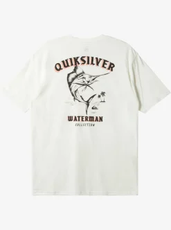 Mens Quiksilver Tees|Waterman Fish On T-Shirt