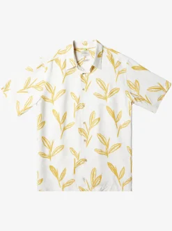 Mens Quiksilver Shirts & Polos|Waterman Ginger Stalks Short Sleeve Shirt
