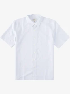 Mens Quiksilver Shirts & Polos|Waterman Kings Cliff Short Sleeve Shirt