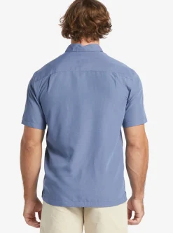 Mens Quiksilver Shirts & Polos|Waterman Kings Cliff Short Sleeve Shirt