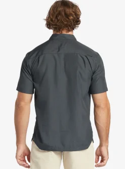 Mens Quiksilver Shirts & Polos|Waterman Kings Cliff Short Sleeve Shirt