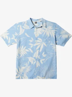 Mens Quiksilver Shirts & Polos|Waterman Last Island Short Sleeve Shirt