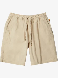 Mens Quiksilver Shorts|Waterman Last Light Elastic Waist 19" Shorts