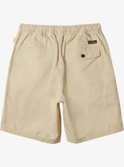 Mens Quiksilver Shorts|Waterman Last Light Elastic Waist 19" Shorts