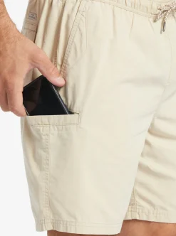 Mens Quiksilver Shorts|Waterman Last Light Elastic Waist 19