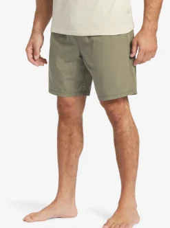 Mens Quiksilver Shorts|Waterman Last Light Elastic Waist 19
