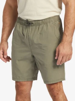 Mens Quiksilver Shorts|Waterman Last Light Elastic Waist 19