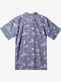 Mens Quiksilver Shirts & Polos|Waterman Line Spinner Short Sleeve Shirt