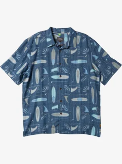 Mens Quiksilver Shirts & Polos|Waterman Long Boards Woven Shirt