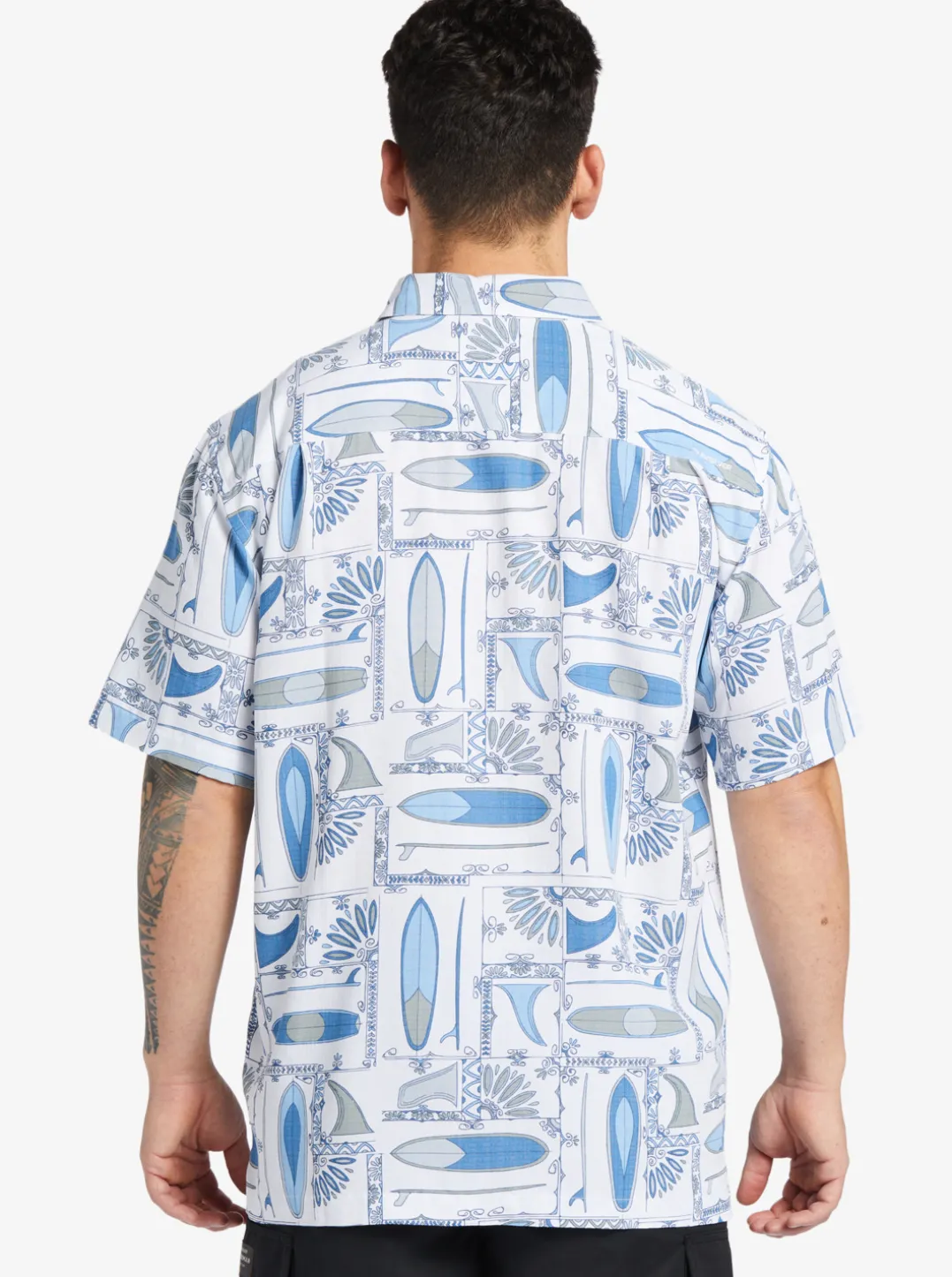 Mens Quiksilver Shirts & Polos|Waterman Long Boards Woven Shirt