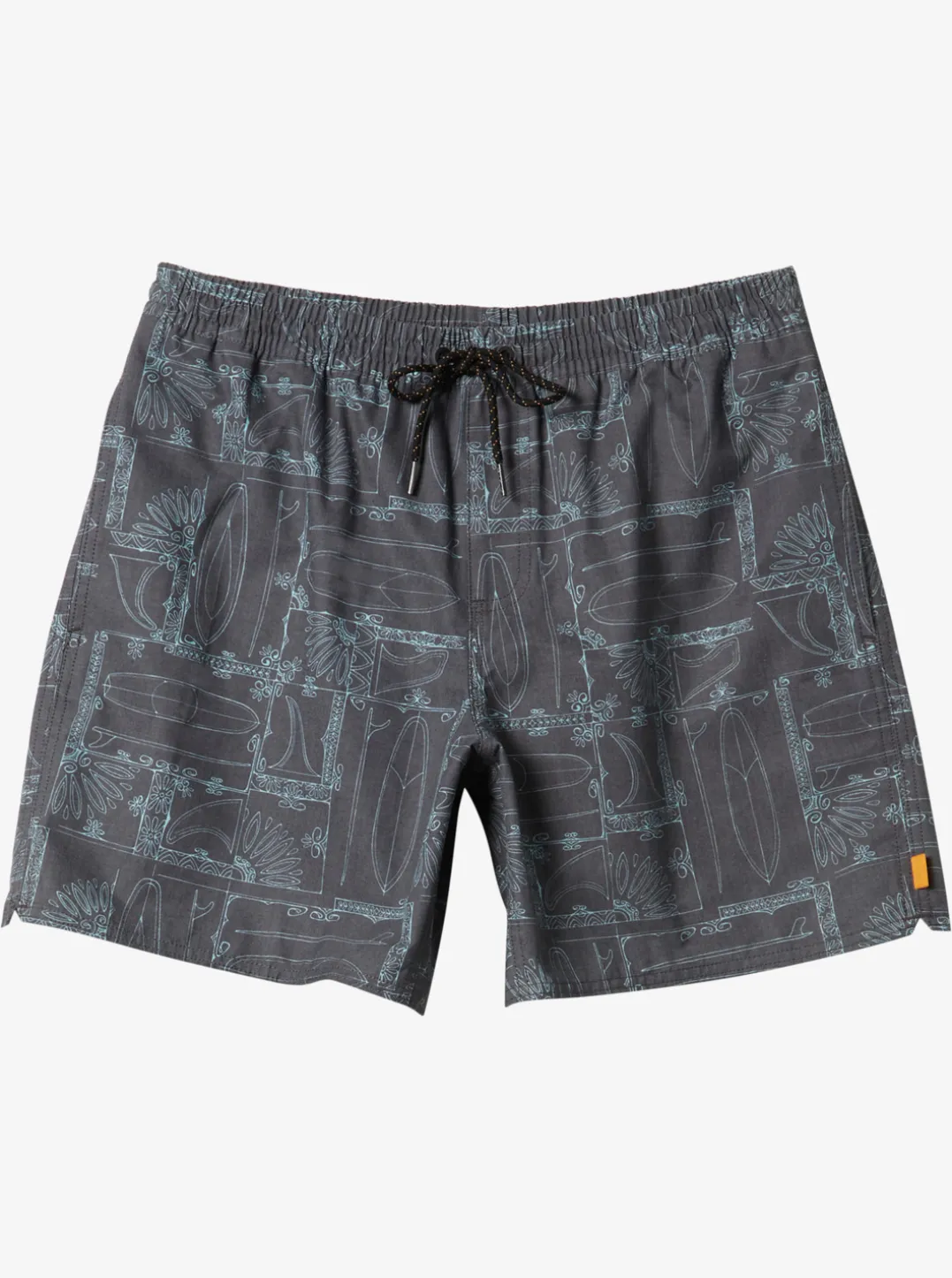 Mens Quiksilver Elastic Waist|Waterman Longboard Volley 17" Elastic Waist Shorts
