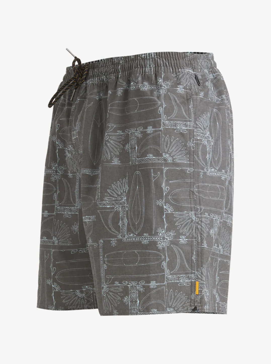 Mens Quiksilver Elastic Waist|Waterman Longboard Volley 17" Elastic Waist Shorts