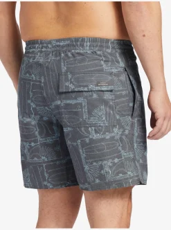 Mens Quiksilver Elastic Waist|Waterman Longboard Volley 17