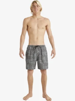 Mens Quiksilver Elastic Waist|Waterman Longboard Volley 17