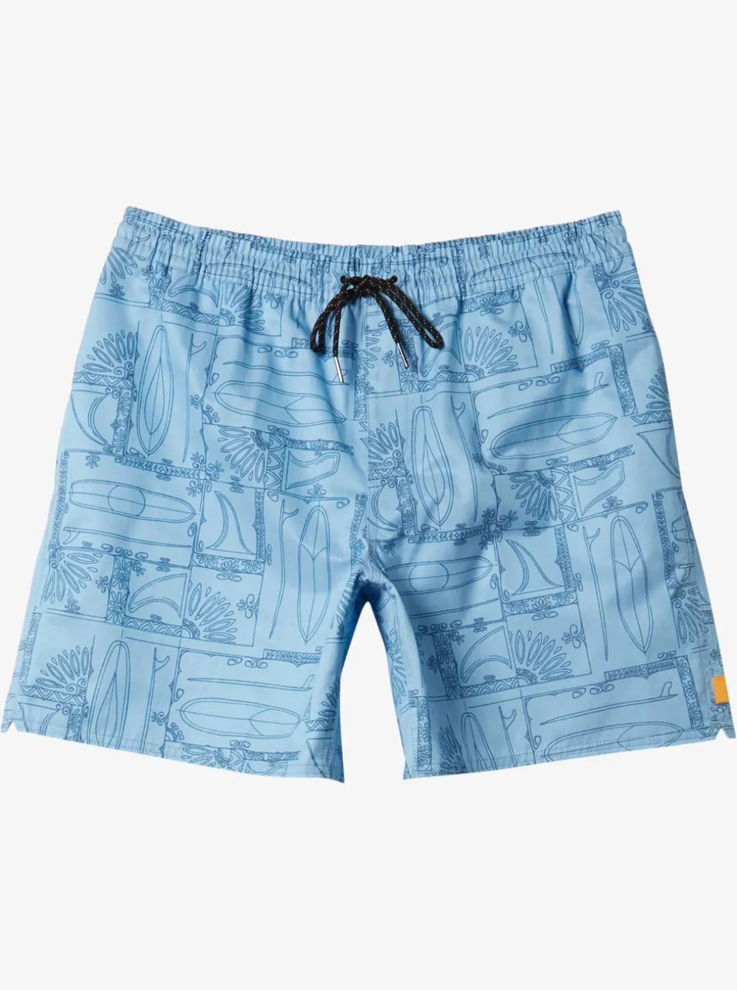 Mens Quiksilver Elastic Waist|Waterman Longboard Volley 17" Elastic Waist Shorts