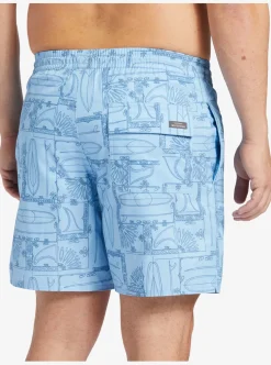 Mens Quiksilver Elastic Waist|Waterman Longboard Volley 17