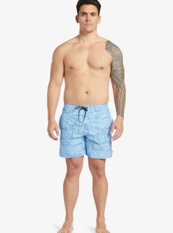 Mens Quiksilver Elastic Waist|Waterman Longboard Volley 17