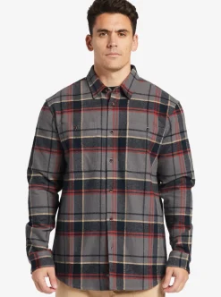 Mens Quiksilver Shirts & Polos|Waterman Lower Ridge Flannel Long Sleeve Top
