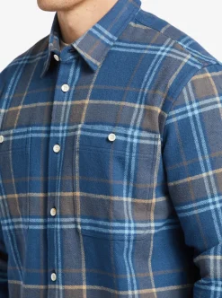 Mens Quiksilver Shirts & Polos|Waterman Lower Ridge Flannel Long Sleeve Top