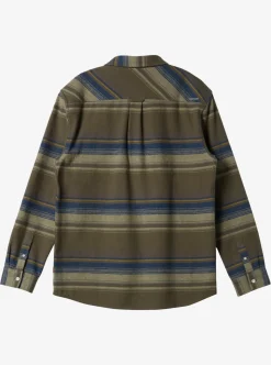 Mens Quiksilver Shirts & Polos|Waterman Lowest Tide Flannel Long Sleeve Top