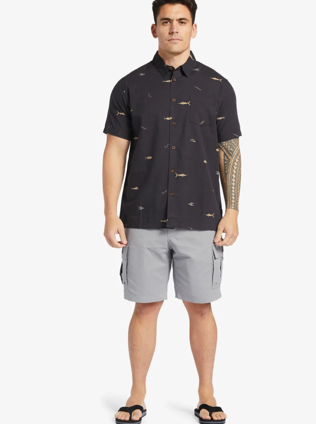 Mens Quiksilver Shorts|Waterman Maldive Atoll Cargo 20" Shorts