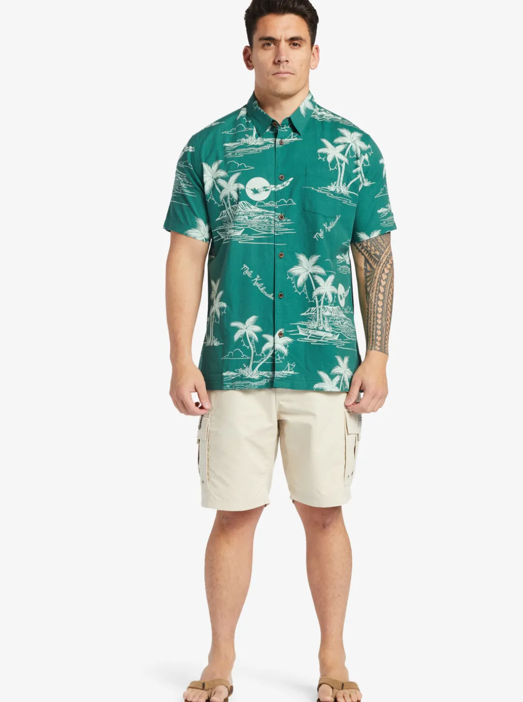 Mens Quiksilver Shorts|Waterman Maldive Atoll Cargo 20" Shorts
