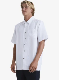 Mens Quiksilver Shirts & Polos|Waterman Manele Bay Short Sleeve Shirt