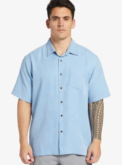 Mens Quiksilver Shirts & Polos|Waterman Manele Bay Short Sleeve Shirt