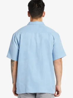 Mens Quiksilver Shirts & Polos|Waterman Manele Bay Short Sleeve Shirt