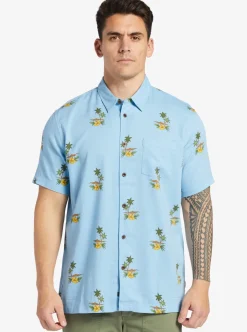 Mens Quiksilver Shirts & Polos|Waterman Micronesia Woven Shirt