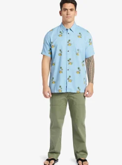 Mens Quiksilver Shirts & Polos|Waterman Micronesia Woven Shirt