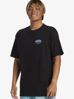 Mens Quiksilver Tees|Waterman Morning Session T-Shirt