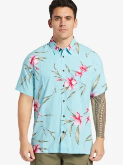 Mens Quiksilver Shirts & Polos|Waterman Night Bloomer Woven Shirt