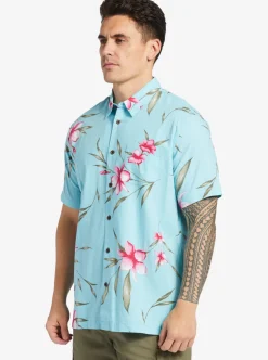 Mens Quiksilver Shirts & Polos|Waterman Night Bloomer Woven Shirt