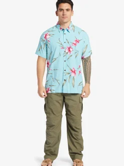 Mens Quiksilver Shirts & Polos|Waterman Night Bloomer Woven Shirt