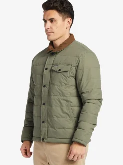 Mens Quiksilver Jackets|Waterman Ocean Caves Lightweight Puffer Jacket