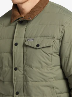 Mens Quiksilver Jackets|Waterman Ocean Caves Lightweight Puffer Jacket