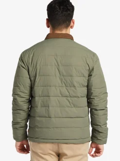 Mens Quiksilver Jackets|Waterman Ocean Caves Lightweight Puffer Jacket