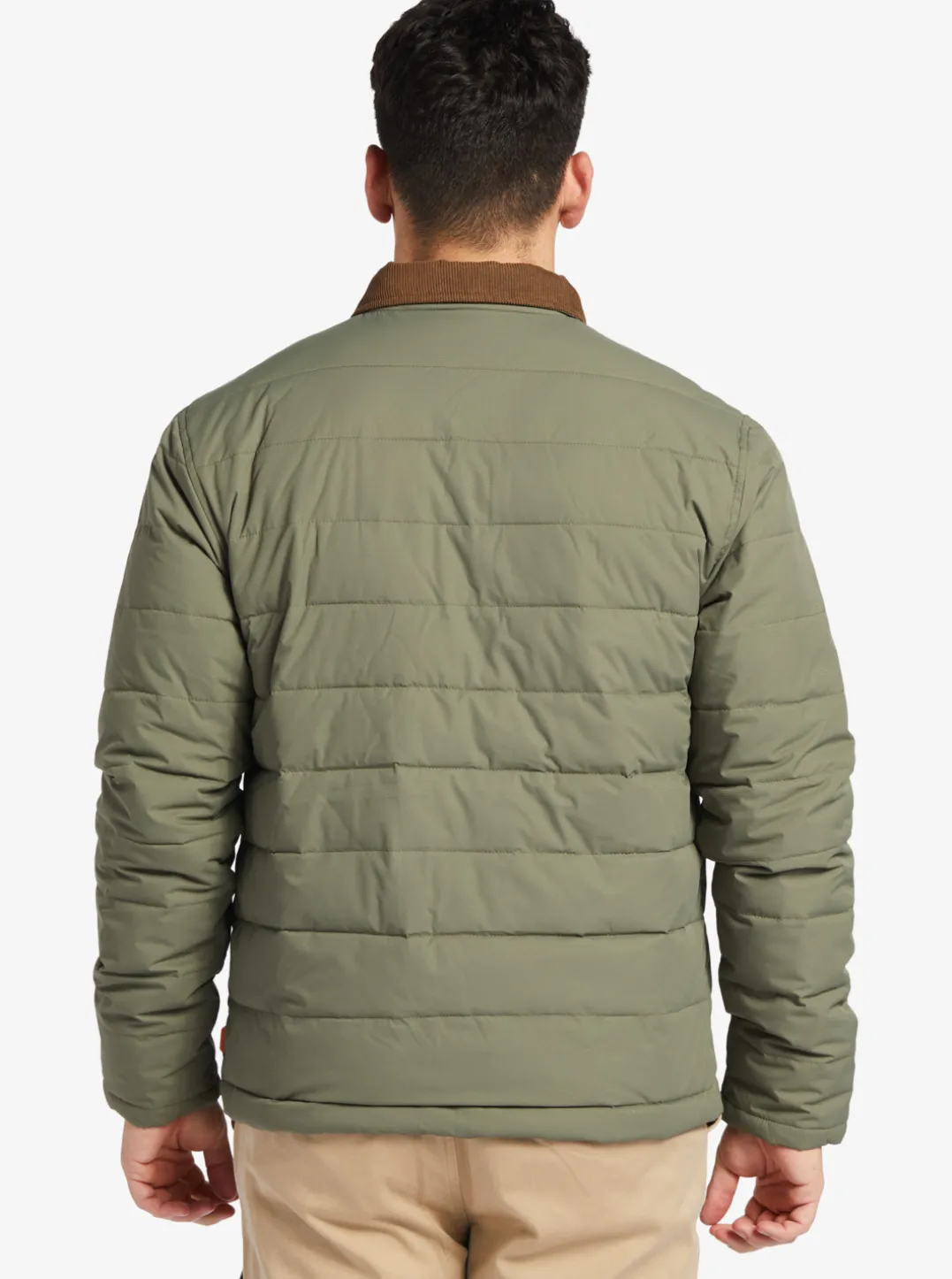 Mens Quiksilver Jackets|Waterman Ocean Caves Lightweight Puffer Jacket