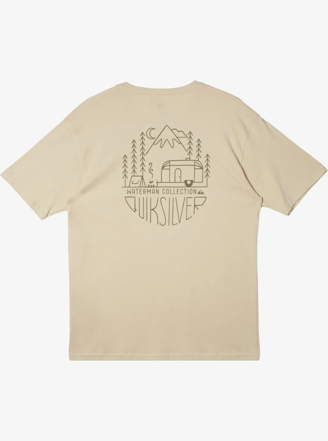 Mens Quiksilver Tees|Waterman Outdoor Livin T-Shirt