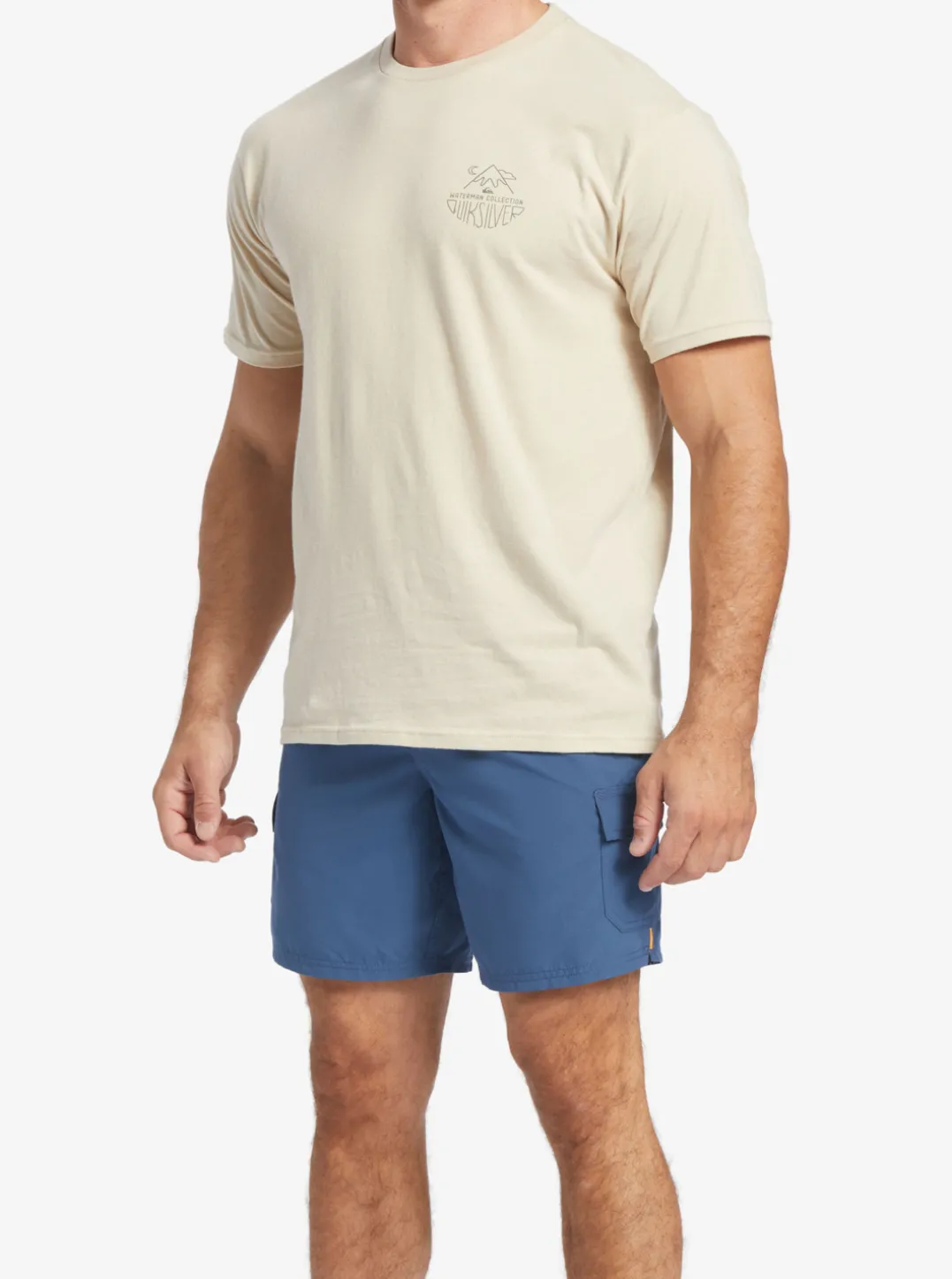 Mens Quiksilver Tees|Waterman Outdoor Livin T-Shirt