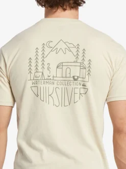 Mens Quiksilver Tees|Waterman Outdoor Livin T-Shirt