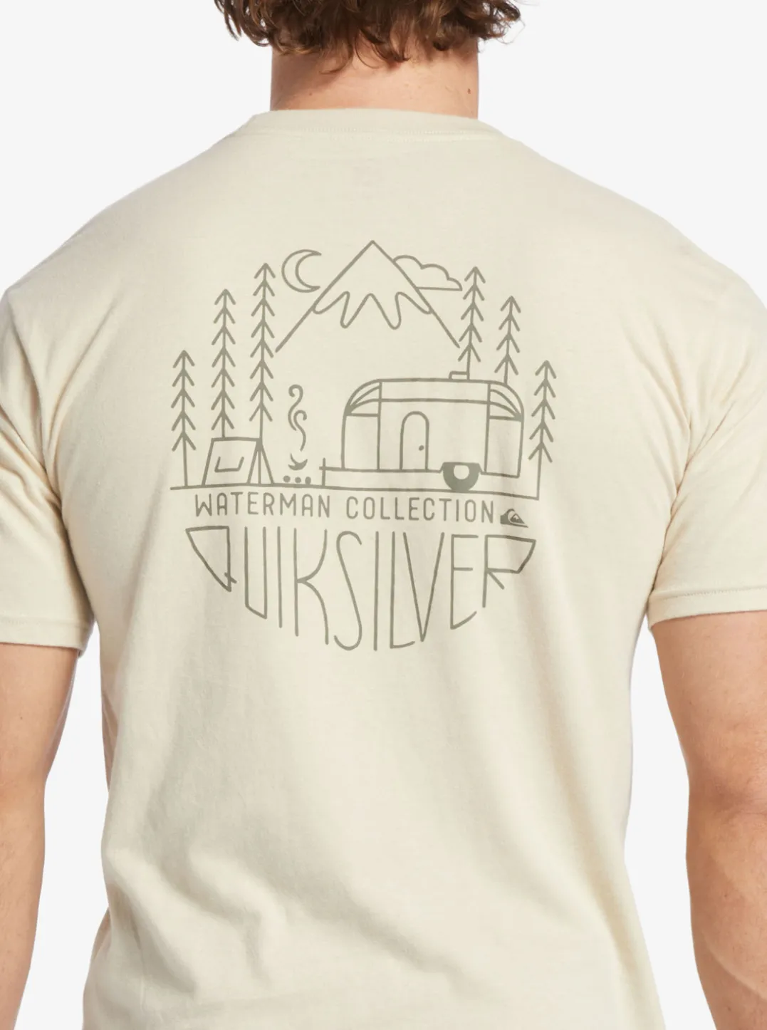 Mens Quiksilver Tees|Waterman Outdoor Livin T-Shirt
