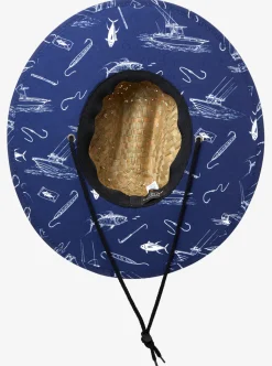Mens Quiksilver Hats|Waterman Outsider Straw Lifeguard Hat