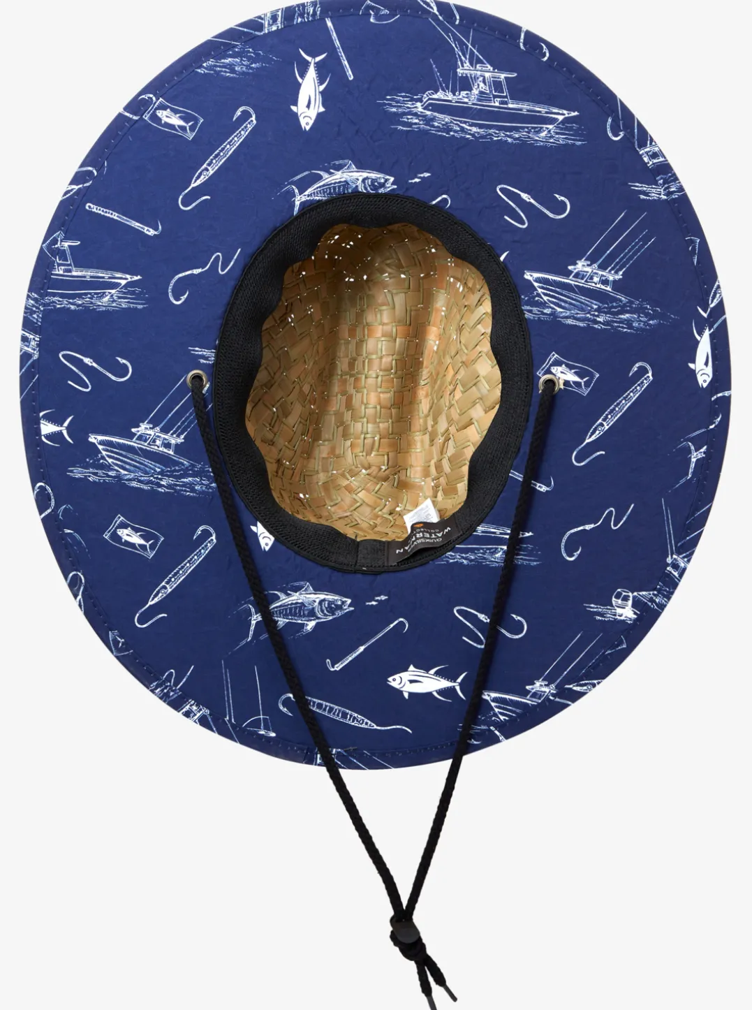 Mens Quiksilver Hats|Waterman Outsider Straw Lifeguard Hat