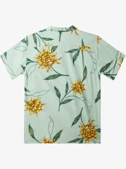 Mens Quiksilver Shirts & Polos|Waterman Perfect Bloom Short Sleeve Shirt