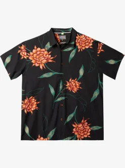 Mens Quiksilver Shirts & Polos|Waterman Perfect Bloom Short Sleeve Shirt